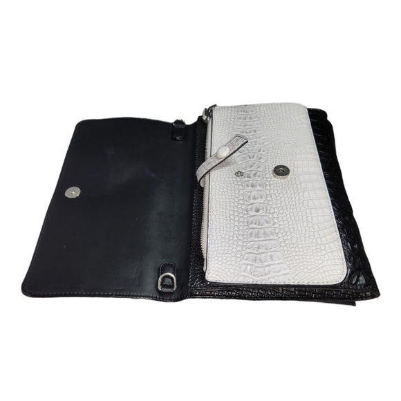 PARFOIS Crocodile pattern  leather handbag - Picture 8 of 13